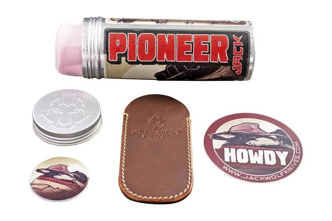 Jack Wolf Pioneer Jack PIONE-01-TI-JI DLC Black Jigged Titanium, Slipjoint Pocket Knife 6 Jack Wolf Pioneer Jack PIONE-01-TI-JI DLC Black Jigged Titanium, Slipjoint Pocket Knife - Image 6