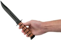 KA-BAR U.S. Army Knife 1220 Fixed Knife, Leather Sheath -Knife Shop KA1220 06 ka bar