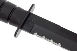 KA-BAR Tanto 1245 Partly Serrated, Kydex Sheath -Knife Shop KA1245 03 ka bar ka1245 03