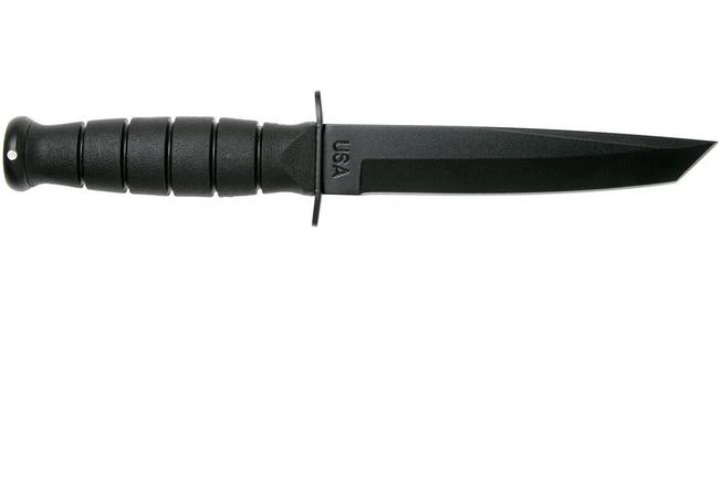 KA-BAR Short Tanto 1254, Fixed Knife, Leather Sheath 2 KA-BAR Short Tanto 1254, Fixed Knife, Leather Sheath - Image 2