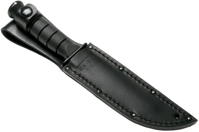 KA-BAR Short Tanto 1254, Fixed Knife, Leather Sheath 7 KA-BAR Short Tanto 1254, Fixed Knife, Leather Sheath - Image 7