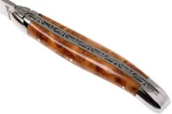 Forge De Laguiole 1211INTHBRI, Burl -Knife Shop LA1211INTHBRI 06 forge de laguiole la1211inthbri 06