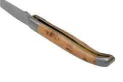 Forge De Laguiole Boraldes Edition 1212EINGE Satin Bolsters Juniper Wood, Pocket Knife -Knife Shop LA1212EINGE BOR 04 forgedelaguiole