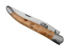 Forge De Laguiole Boraldes Edition 1212EINGE Satin Bolsters Juniper Wood, Pocket Knife -Knife Shop LA1212EINGE BOR 06 forgedelaguiole