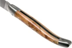 Forge De Laguiole 12 Cm 1212EINGE Juniper Wood Laguiole Knife -Knife Shop LA1212EINGE 05 forge de laguiole
