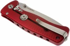 LI-SR2A-OS LionSteel SR-2A-OS, Aluminum, Red/satin -Knife Shop LI SR2A RS 03 lionsteel li sr2a rs d3