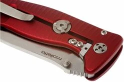 LI-SR2A-OS LionSteel SR-2A-OS, Aluminum, Red/satin -Knife Shop LI SR2A RS 04 lionsteel li sr2a rs d4