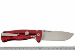 LI-SR2A-OS LionSteel SR-2A-OS, Aluminum, Red/satin -Knife Shop LI SR2A RS 09 lionsteel li sr2a rs d8