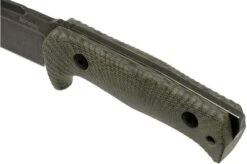 LionSteel T5B-CVG Green Canvas Micarta Black Fixed Knife -Knife Shop LI T5B CVG 05 lionsteel