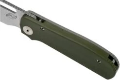 Liong Mah Field Duty EDC, Green G10, Pocket Knife -Knife Shop LO FDE GR 07 liong mah design