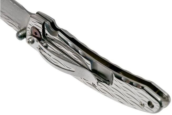 Mcusta Nami Small Damascus MC-0111D Pocket Knife 5 Mcusta Nami Small Damascus MC-0111D Pocket Knife - Image 5