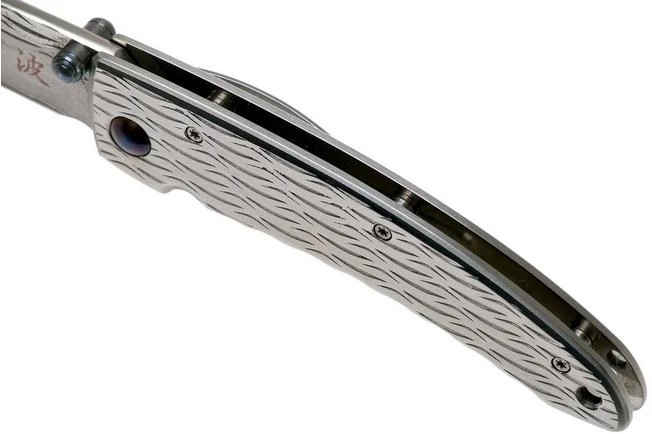 Mcusta Nami Small Damascus MC-0111D Pocket Knife 7 Mcusta Nami Small Damascus MC-0111D Pocket Knife - Image 7