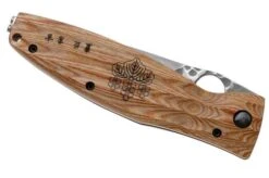 Mcusta MC-0182G Sengoku Toyotomi Hideyoshi SPG2, Yellow Pakka Wood, Gentleman's Knife -Knife Shop MC 0182G 06 mcusta