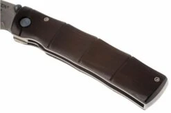 Mcusta Damascus, Handle/blade: African Ebony And Damascus -Knife Shop MC76D 03 mcusta afrikaans ebben damast mc76d d3