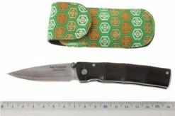 Mcusta Damascus, Handle/blade: African Ebony And Damascus -Knife Shop MC76D 09 mcusta afrikaans ebben damast mc76d d7