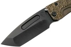 Medford Slim Midi Marauder S35VN Tanto Black PVD, Bronze Hammered Handle Pocket Knife -Knife Shop MF 20 SMM 09 03 medford