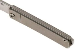 Medford Gentleman Jack S35VN, Tumbled Blade, Tumbled Handle, Silver Hardware Pocket Knife -Knife Shop MF 21 GJ 05 07 medford