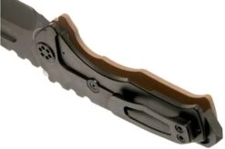 Medford Praetorian Genesis G 3V, PVD Droppoint Blade, Coyote G10 Handle, PVD Hardware Pocket Knife -Knife Shop MF 21 GN 02 05 medford