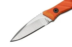 Medford Necromancer S35VN Tumbled Blade, Orange G10 Handle, Neck Knife -Knife Shop MF 22 NM 04 03 medford