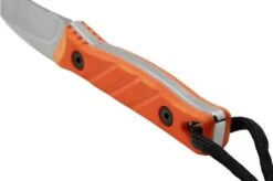 Medford Necromancer S35VN Tumbled Blade, Orange G10 Handle, Neck Knife -Knife Shop MF 22 NM 04 04 medford