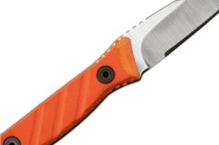 Medford Necromancer S35VN Tumbled Blade, Orange G10 Handle, Neck Knife -Knife Shop MF 22 NM 04 05 medford