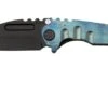 Medford Micro T, S45VN PVD Tanto Blade, Faced Flamed Galaxy Handle Pocket Knife
