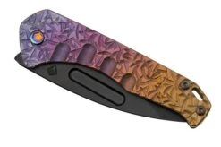 Medford Prae Slim, S45VN PVD Drop Point Blade, Violet Bronze Jasmine Fade Handle Pocket Knife -Knife Shop MF 23 PS 01 06 medford
