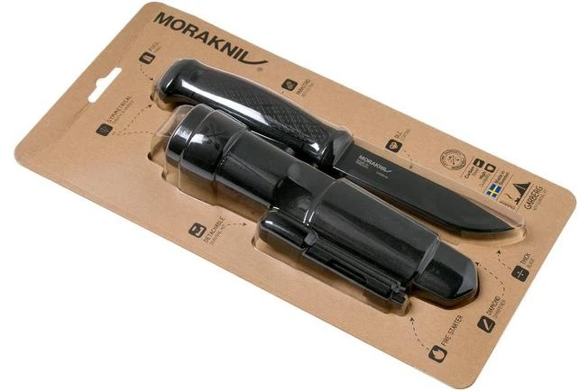 Morakniv Mora Garberg Black Carbon Bushcraft Knife 13915 Polymer Sheath With Survival Kit 9 Morakniv Mora Garberg Black Carbon Bushcraft Knife 13915 Polymer Sheath With Survival Kit - Image 9