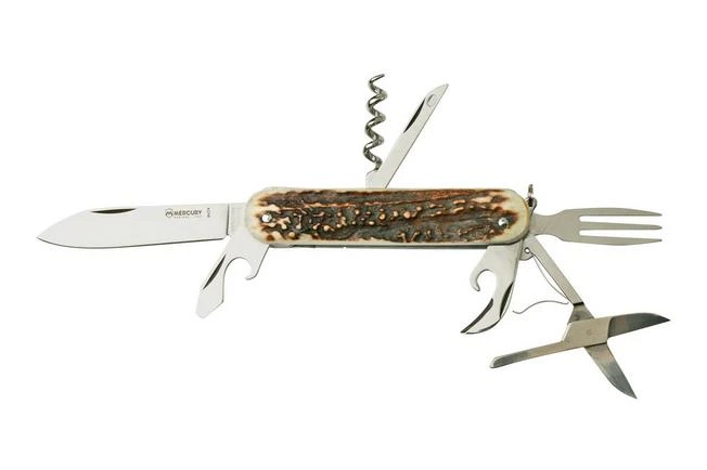 Mercury Multi-Tool Knife 913-7DC Stag, 7 Functions, Pocket Knife 1 Mercury Multi-Tool Knife 913-7DC Stag, 7 Functions, Pocket Knife