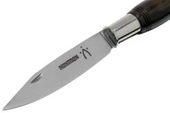 Nontron No. 25 Turning Ferrule, Ebony, Clog Shape NN25EB Pocket Knife -Knife Shop NN25EB 03 nontron