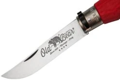 Old Bear Classical Red XL, 9307-23-MRK Pocket Knife -Knife Shop OB9307 23 MRK 03 oldbear