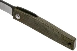 Ohta FK7 Higonokami-pocket Knife, Green Canvas Micarta -Knife Shop OHTA OFF FK7 M G 07 ohta knives