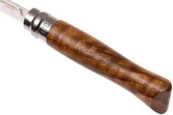 Opinel Pocket Knife No. 6 Luxury Range, Stainless Steel, Walnut Wood -Knife Shop OP002022 06 opinel op002022 06