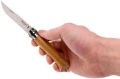 Opinel Pocket Knife No. 6 Luxury Range, Stainless Steel, Oak -Knife Shop OP002024 07 opinel op002024 07