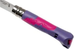 Opinel Outdoor No. 07 Junior Pocket Knife, Purple/Parma -Knife Shop OP002152 06 opinel