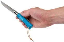 Opinel Trekking No. 07RV Pocket Knife, Cyan Blue -Knife Shop OP002206 07 opinel