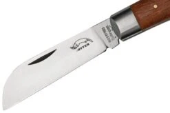 Otter Anchor Knife 173 R Small Stainless, Sapeli, Brass Anchor, Pocket Knife -Knife Shop OR174R 03 otter