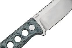 QSP Knife Canary QS141-D1 Stonewashed, Denim Micarta, Neck Knife -Knife Shop QS141 D1 05 qsp