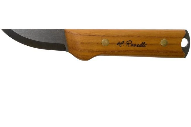 Roselli Small Heimo 3” Knife UHC RW41 Leather Sheath, Outdoor Knife 1 Roselli Small Heimo 3” Knife UHC RW41 Leather Sheath, Outdoor Knife