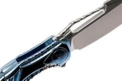 Rike Thor 6 Blue Titanium, Integral Pocket Knife 14 Rike Thor 6 Blue Titanium, Integral Pocket Knife -Knife Shop RKTHOR6 B 06 rike knives rkthor6 b 06