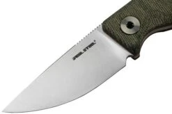 Real Steel CVX-80 OD Green Micarta 3562 Convex Bushcraft Knife, Poltergeist Design -Knife Shop RL3562 03 realsteel
