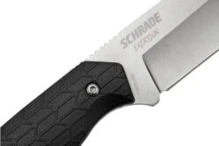 Schrade Exertion Drop Point Knife 1159309, Black Fixed Knife -Knife Shop SC1159309 05 schrade