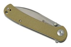 SENCUT Scepter SA03E Olive Micarta Pocket Knife -Knife Shop SESA03E 06 sencut