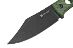 SENCUT Waxahachie SA11C Green Micarta Fixed Knife -Knife Shop SESA11C 03 sencut