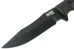 SOG Pillar Blackout UF1003 Fixed Knife, USA Made -Knife Shop SOG UF1003 03 sog
