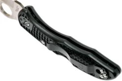 Spyderco Tasman Salt 2 C106SBK2 Pocket Knife -Knife Shop SPC106SBK2 05 spyderco spc106sbk2 05