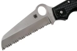 Spyderco Rescue 3 C14SBK3 Serrated Rescue Knife -Knife Shop SPC14SBK3 03 spyderco spc14sbk3 03