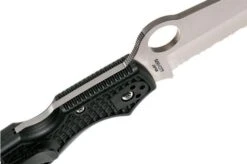 Spyderco Rescue 3 C14SBK3 Serrated Rescue Knife -Knife Shop SPC14SBK3 06 spyderco spc14sbk3 06