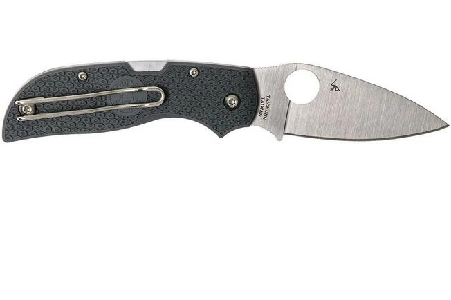 Spyderco Chaparral FRN Grey C152PGY Pocket Knife 2 Spyderco Chaparral FRN Grey C152PGY Pocket Knife - Image 2