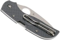 Spyderco Chaparral FRN Grey C152PGY Pocket Knife 11 Spyderco Chaparral FRN Grey C152PGY Pocket Knife -Knife Shop SPC152PGY 04 spyderco spc152pgy 04